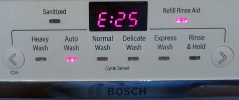 Bosch Dishwasher Error Codes: What Do They Mean? - D3 Appliance